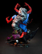 Spider-Man zombie contre Lizard – Statue de collection 3D haut de gamme | Figurine d’exposition de super-héros horrifique