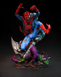 Spider-Man zombie contre Lizard – Statue de collection 3D haut de gamme | Figurine d’exposition de super-héros horrifique