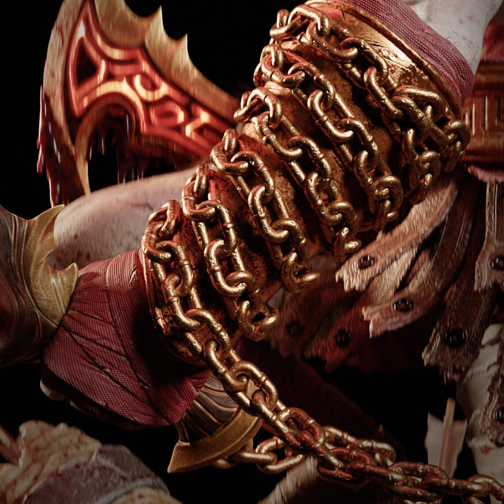God of War Kratos Rage of Sparta Statue – Mythical Beast Slayer Collectible Figure